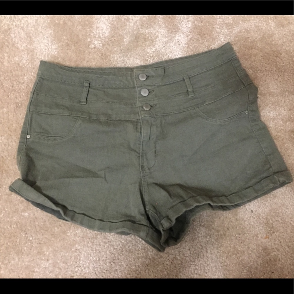 High waisted shorts